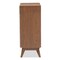 Baxton Studio Calypso Mid-Century White and Walnut Wood 4-Drawer Storage Chest 137-7500 - alternate 4